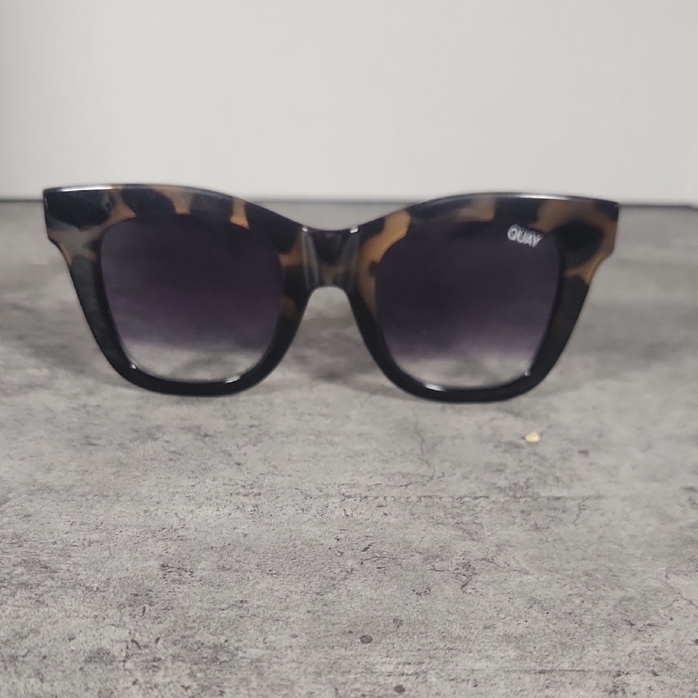 Quay Australia Brown Oversized Sunglasses